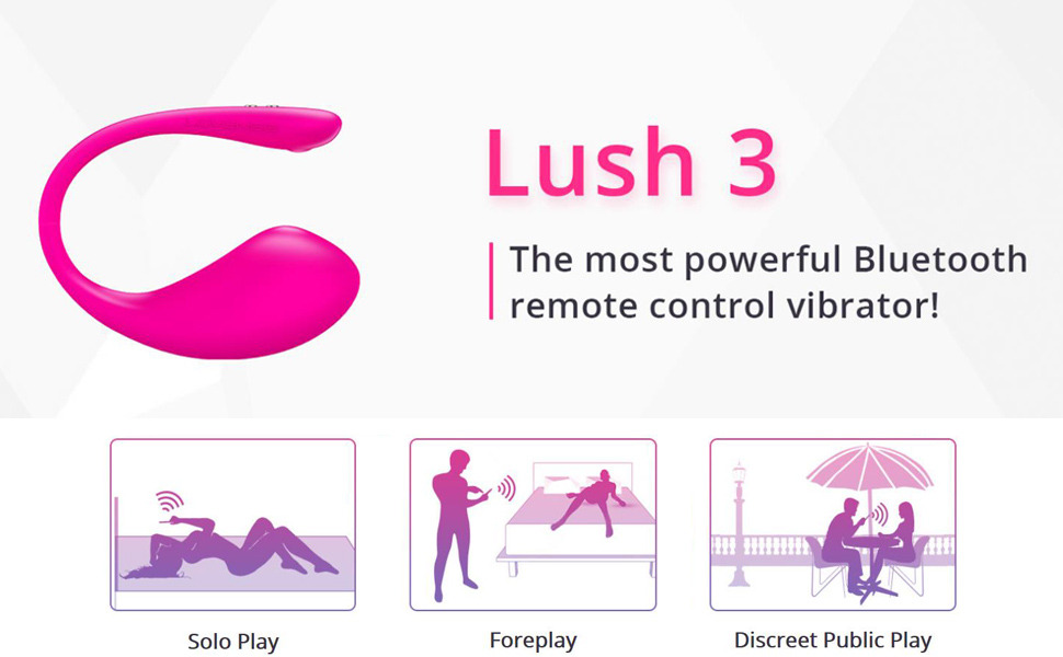 Lovense LUSH 3 Wireless App Control Vibrator 0